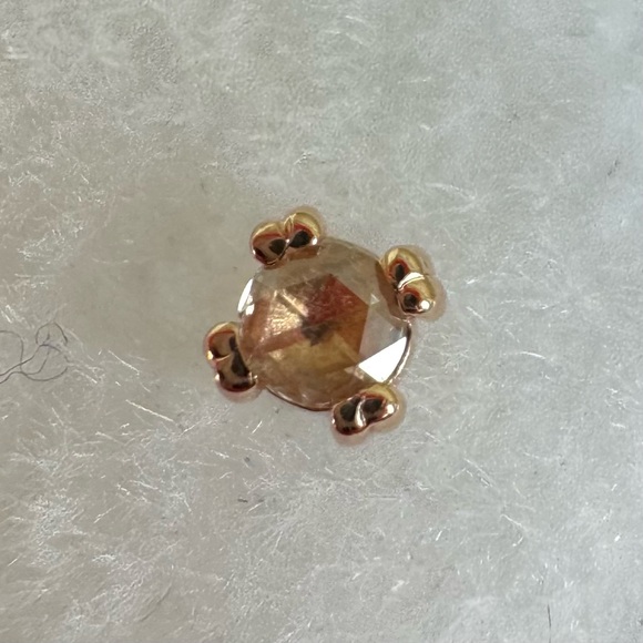 BVLA Jewelry - Diamond Press-fit End in Rose Gold from BVLA